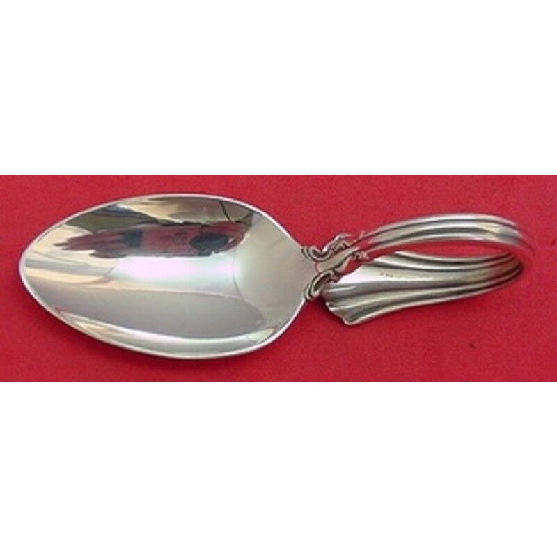 Eighteenth Century by Reed and Barton Sterling Baby Spoon Bent Handle Custom