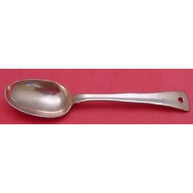 Lap Over Edge Plain By Tiffany Place Soup Spoon Lap Back Square Rare, Copper