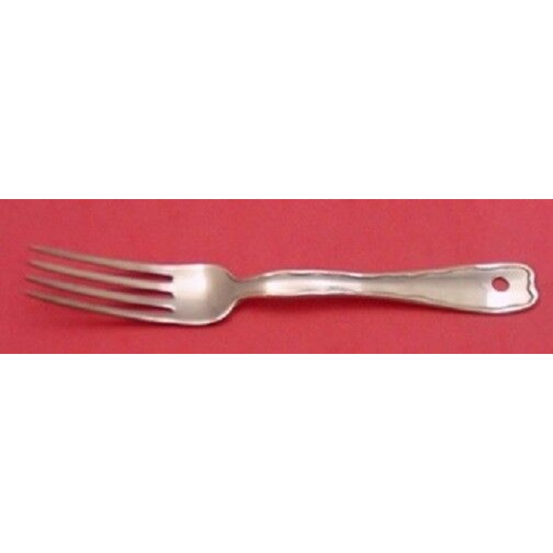 Lap Over Edge Plain By Tiffany Regular Fork Lap in Front Square Rare, Copper