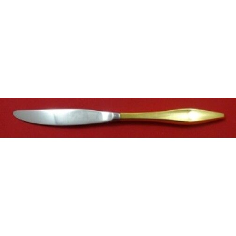 Lark Vermeil By Reed and Barton Sterling Regular Knife Modern 9" Gold