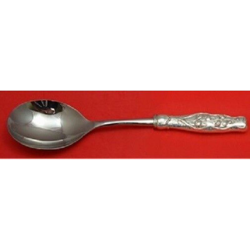 Lily of the Valley By Whiting Sterling Casserole Spoon HHWS 11 1/2" Custom