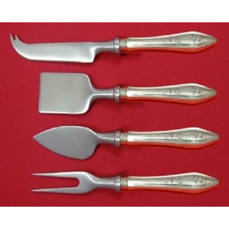 Mary Chilton Engraved #1 by Towle Sterling Cheese Serving Set HHWS 4pc Custom