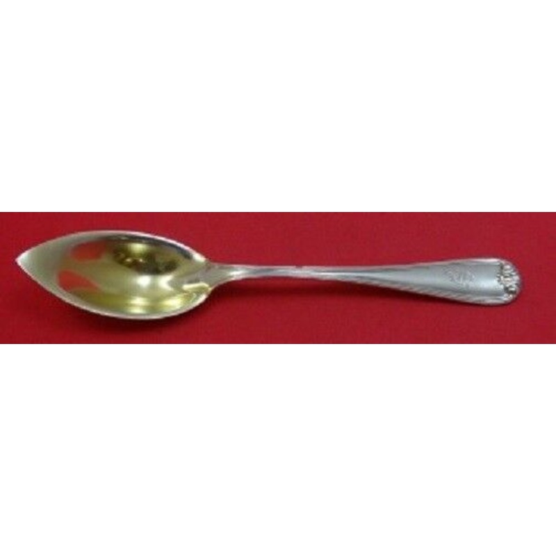 New Standish by Durgin Sterling Grapefruit Spoon Original Goldwashed 5 3/4"