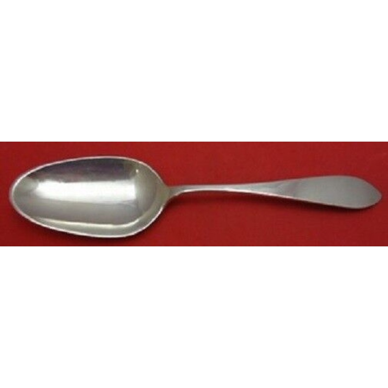 Old Newbury by Old Newbury Crafters Sterling Salad Serving Spoon Large 10 1/4"
