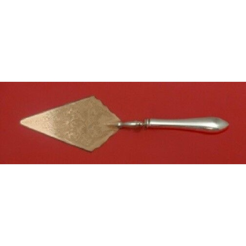 Pointed Antique Reed Barton Dominick Haff Sterling Pastry Server Vermeil Custom