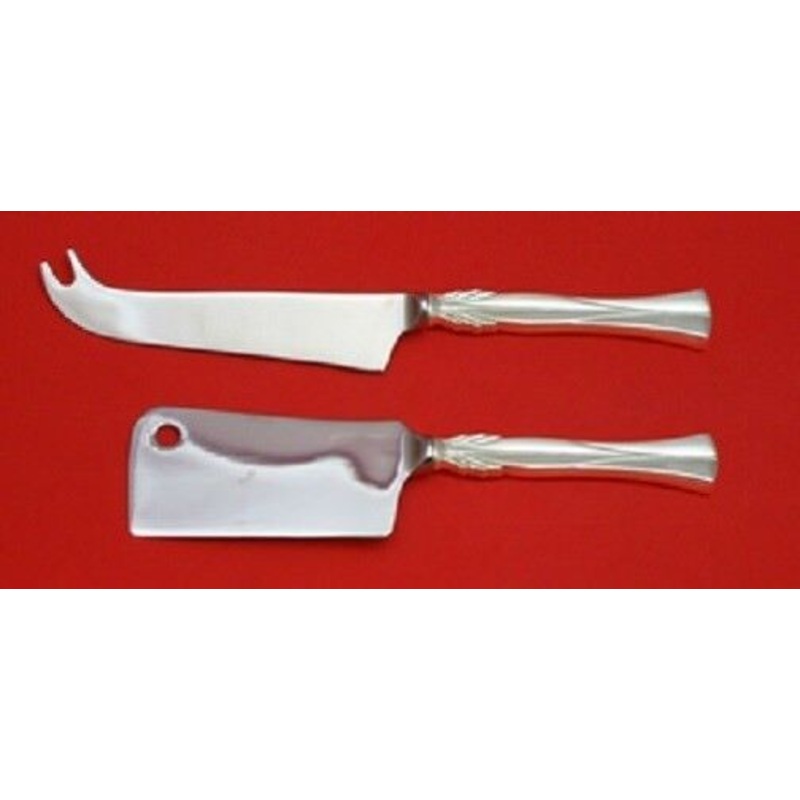Queen Christina aka Wings by Frigast Sterling Cheese Serving Set HHWS 2pc Custom