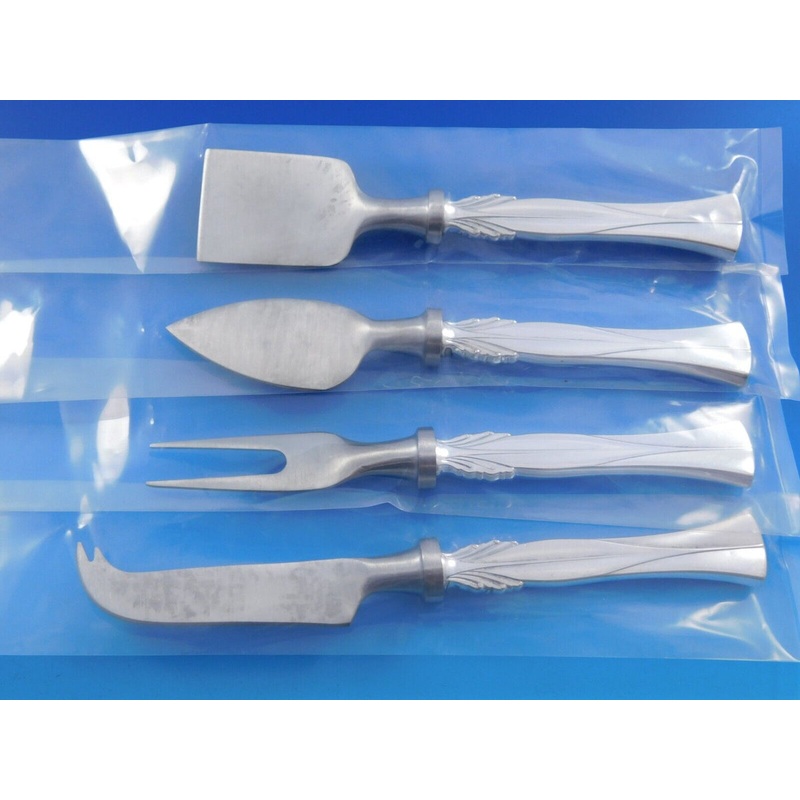Queen Christina aka Wings By Frigast Sterling Cheese Serving Set HHWS 4pc Custom