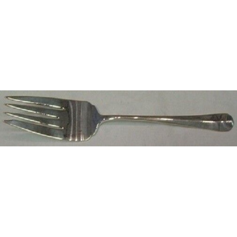 Rattail Antique By Reed Barton Dominick Haff Sterling Cold Meat Fork Large 9"