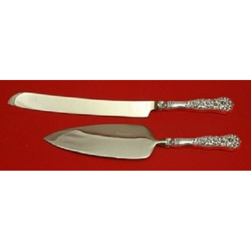Rococo By Dominick and Haff Sterling Wedding Cake Serving Set HH 2pc Custom