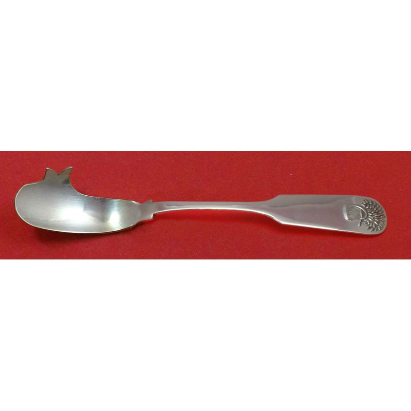 Sheaf of Wheat by Durgin-Gorham Sterling Cheese Knife w/Pick FH AS Custom 5 3/4"