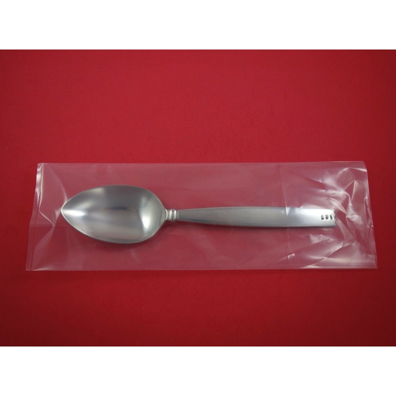 Zig Zag by Lisa Jenks Stainless Steel Serving Spoon 10" New