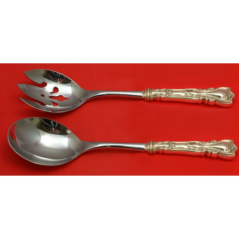 Lady Windsor aka Victoria New by Wallace Sterling Salad Serving Set 2pc Custom
