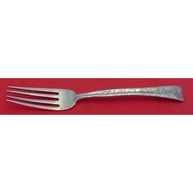 Lap Over Edge Acid Etched by Tiffany & Co. Sterling Breakfast Junior Fork