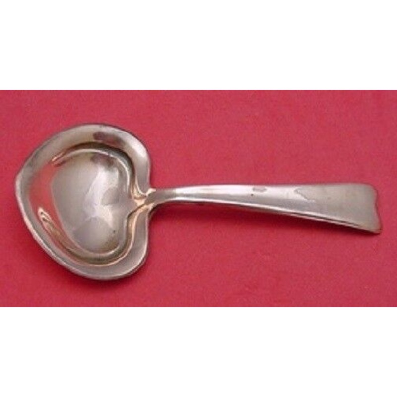 Lap Over Edge Plain by Tiffany and Co. Bon Bon Spoon Heart Shaped Copper Sample