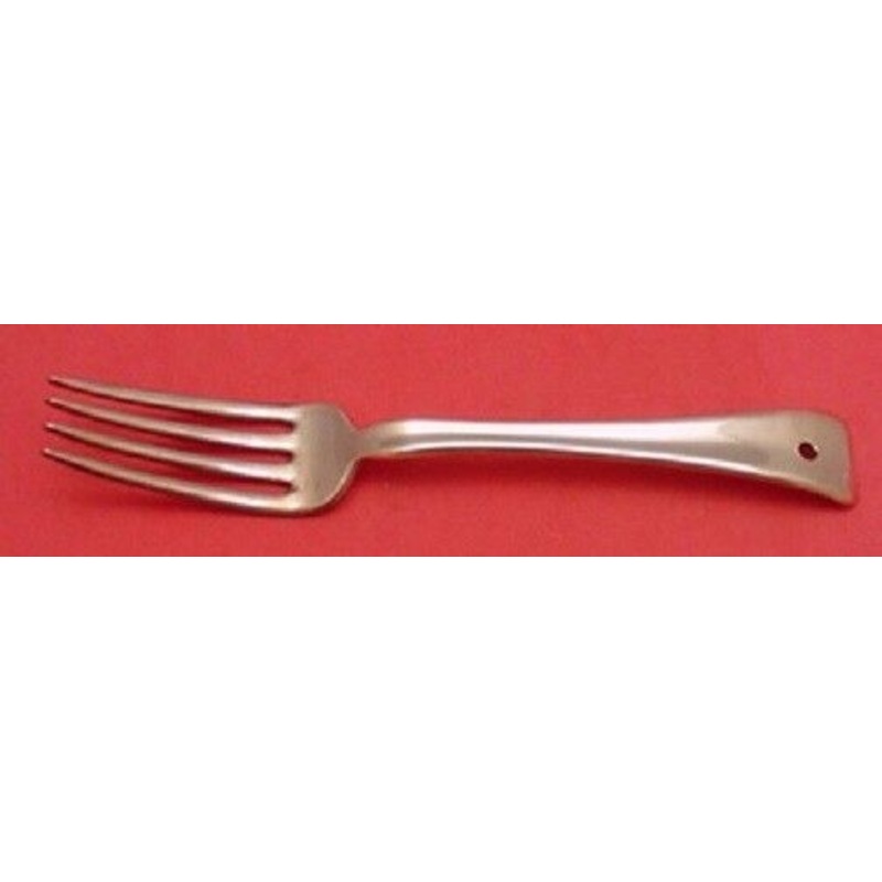 Lap Over Edge Plain By Tiffany and Co. Dinner Fork Lap Over Back Square Copper
