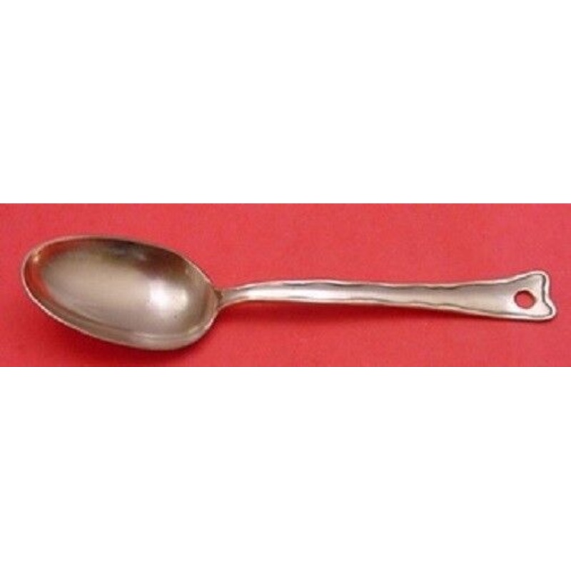 Lap Over Edge Plain by Tiffany Teaspoon Lap in Front Sqaure Rare 6" Copper