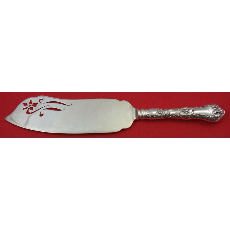 Les Cinq Fleurs by Reed Barton Sterling Ice Cream Slice HHAS Pcd w/ Flower