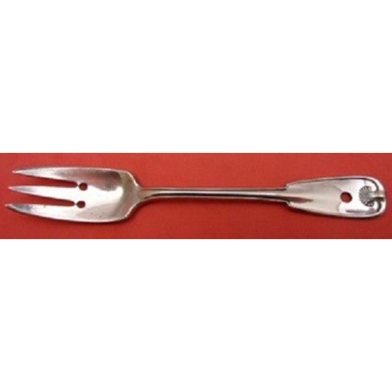 Palm By Tiffany Rare Copper Sample Salad Fork Old Style 3-tine 2-hole 6 3/4"