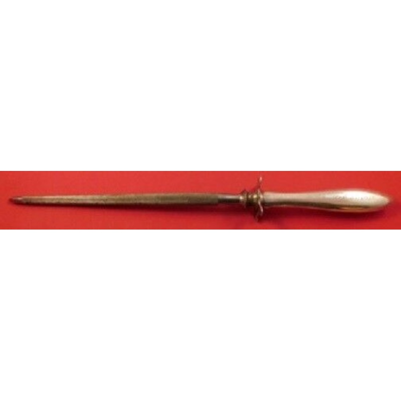 Pointed Antique Reed Barton Dominick Haff Sterling Steak Carving Hone