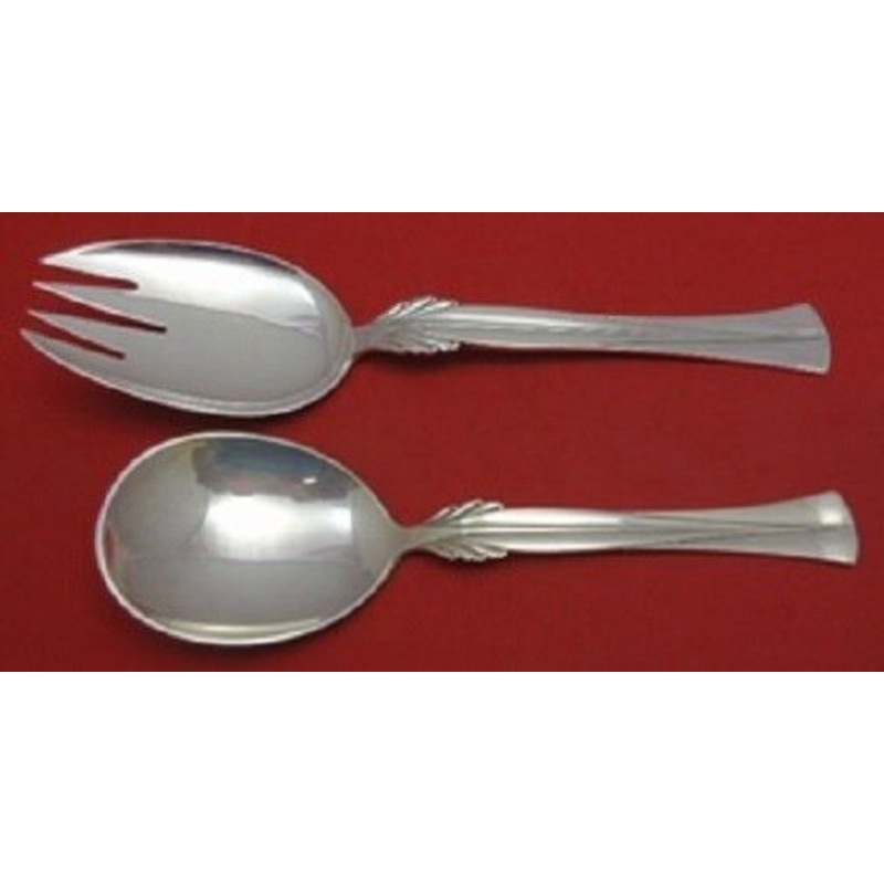 Queen Christina aka Wings by Frigast Sterling Salad Serving Set Large 2pc