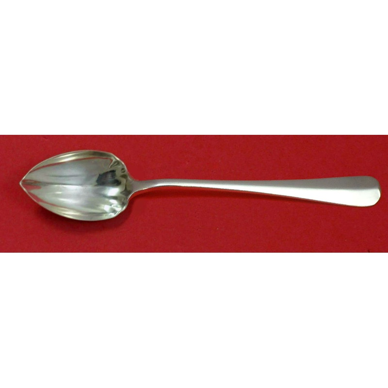 Rattail Antique by Reed Barton - Dominick Haff Grapefruit Spoon Fluted Custom
