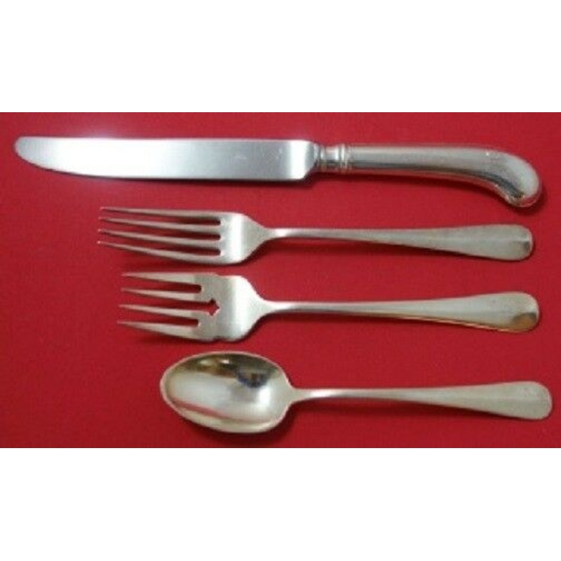 Rattail Antique By Reed Barton Dominick Haff Sterling Regular Place Setting 4pc