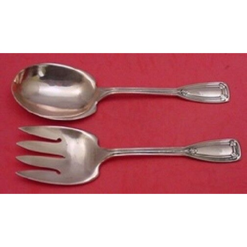 Saint Dunstan By Tiffany Rare Copper Sample Salad Serving Set 2pc One of a Kind