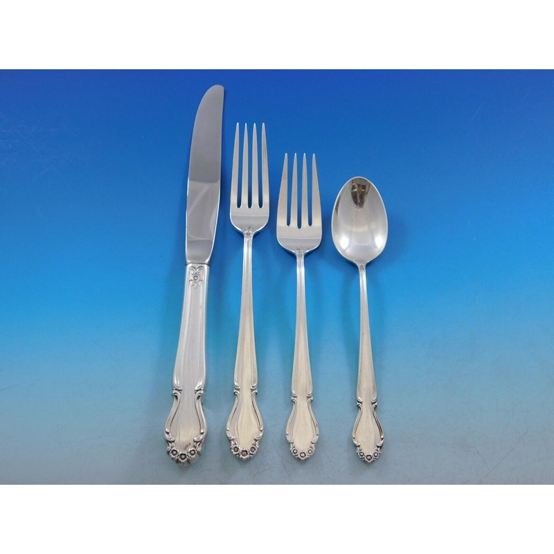 Wedding Bells by International / Rogers Sterling Regular Place Setting(s) 4pc