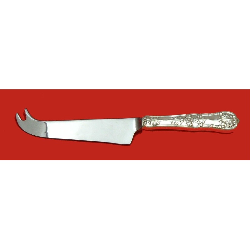 English King by Tiffany & Co. Sterling Cheese Knife w/Pick HHWS Custom 8 1/4"