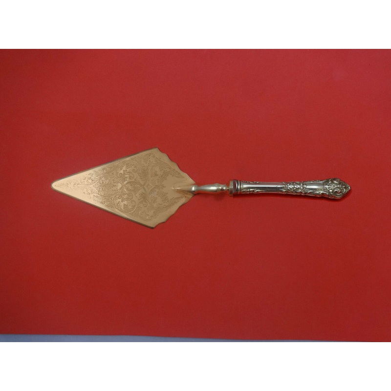 French Renaissance by Reed & Barton Sterling Pastry Server Fancy Vermeil Custom
