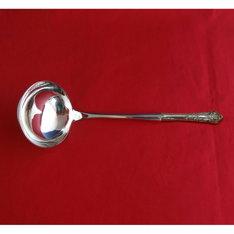 FRENCH RENAISSANCE BY REED & BARTON STERLING SOUP LADLE HHWS CUSTOM MADE 10 1/2"