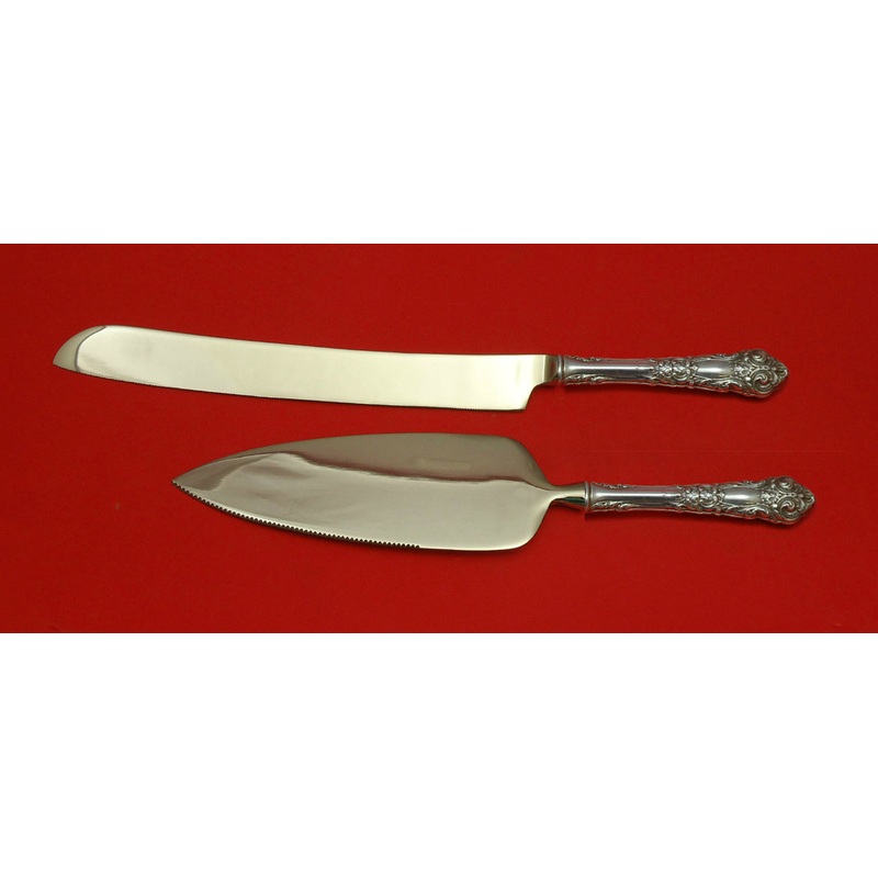 French Renaissance by Reed & Barton Sterling Wedding Cake Set Server 2pc Custom