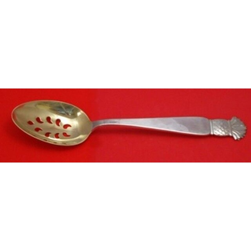 Grenada by Old Newbury Crafters Onc Sterling Serving Spoon Pcd 9-Hole Custom