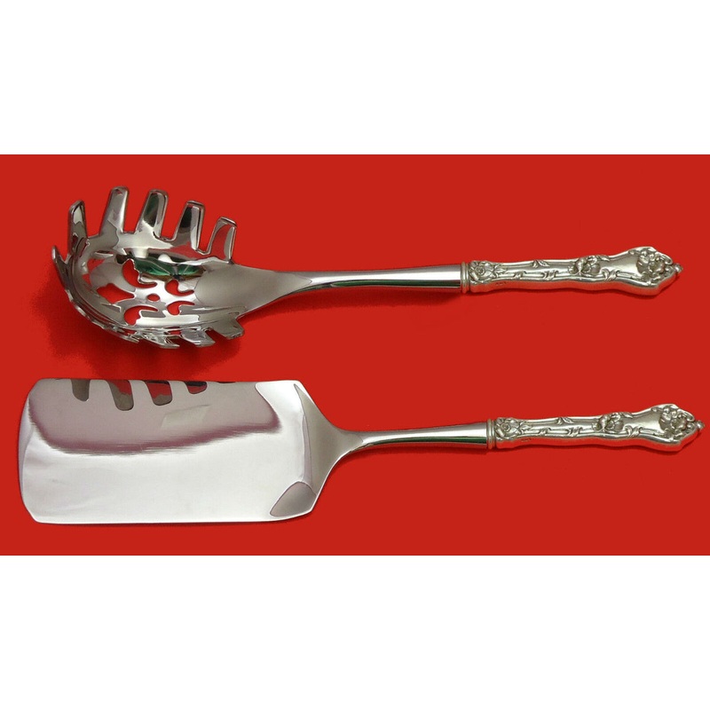 Intaglio by Reed & Barton Sterling Italian Pasta Server Set 2pc HHWS Custom