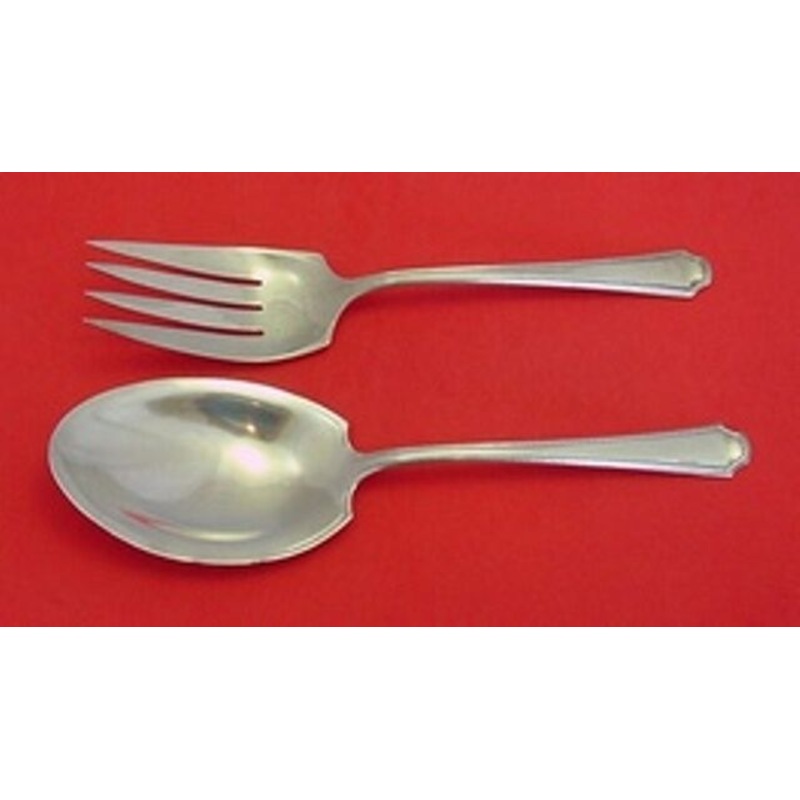 Lady Constance by Towle Sterling Salad Serving Set 2pc All Sterling 9 1/2"