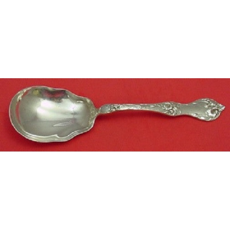 Les Cinq Fleurs by Reed & Barton Sterling Berry Spoon 9 1/8"