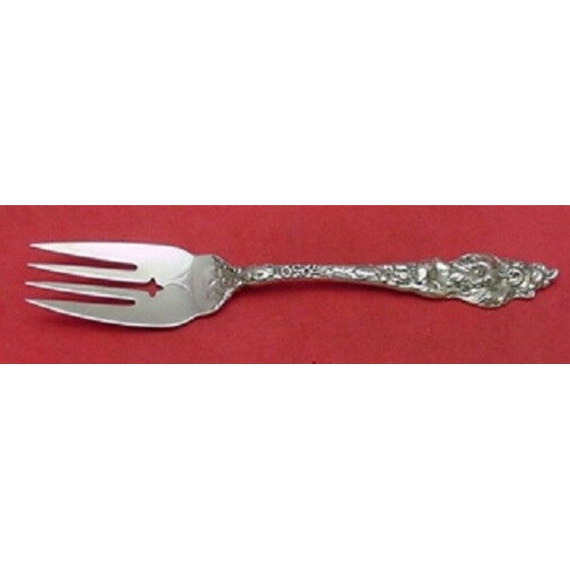 Les Six Fleurs by Reed and Barton Sterling Salad Fork 6 1/4" Vintage Flatware