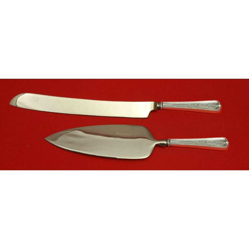 Lexington Eng by Dominick & Haff Sterling Wedding Cake Set Server 2pc Custom