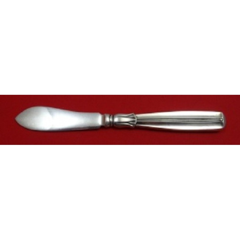 Lotus by W and S Sorensen Sterling Butter Spreader HH Pointed AS 6 3/8"
