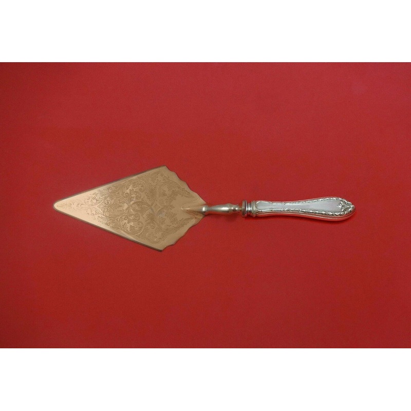 Marie Antoinette by Dominick Haff Sterling Pastry Server Fancy Vermeil HH Custom