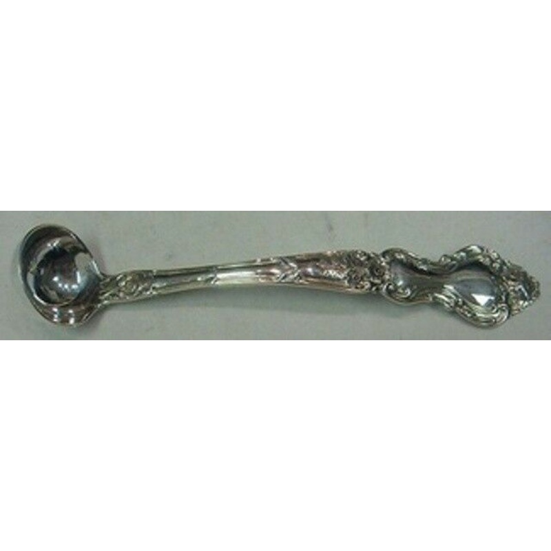 Meadow Rose by Wallace Sterling Mustard Ladle Custom Made 4"