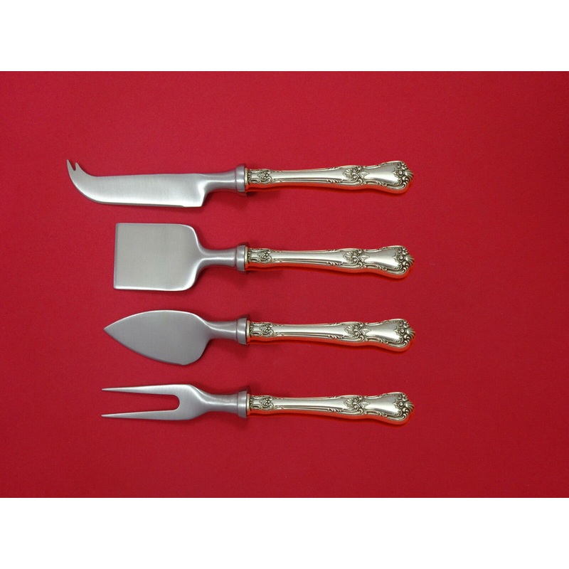 Memory Lane by Lunt Sterling Cheese Serving Set 4 Piece HHWS  Custom