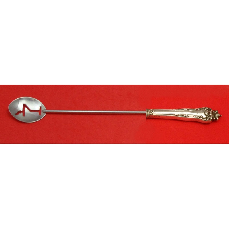 Queen by Mount Vernon / Howard Sterling Martini Spoon HHWS  Custom Approx. 10"