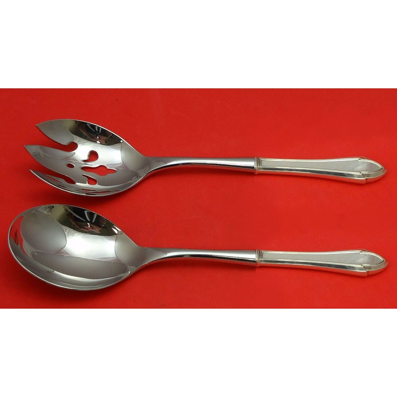 Queen Elizabeth by Dominick & Haff Sterling Salad Serving Set 2pc HHWS  Custom