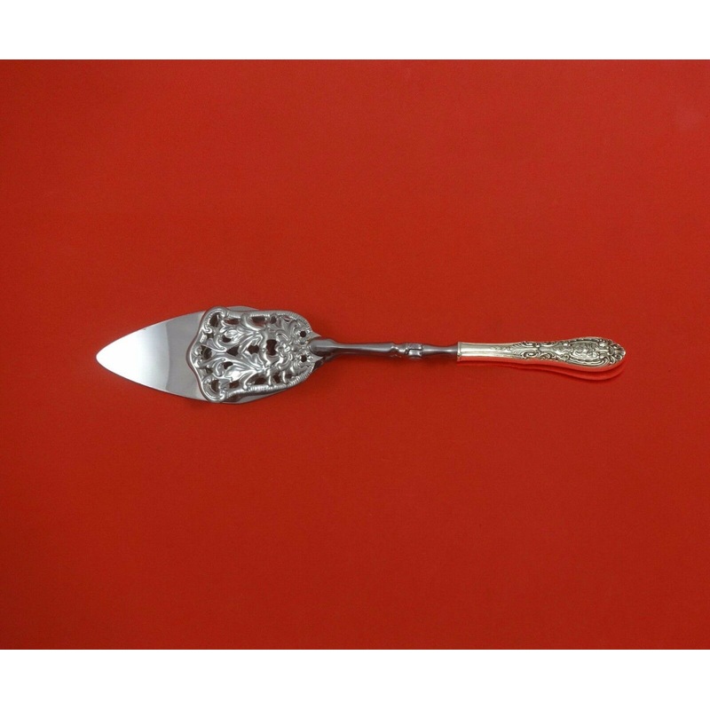 Southern Grandeur by Easterling Sterling Pastry Tongs HHWS  Custom Made 9 7/8"