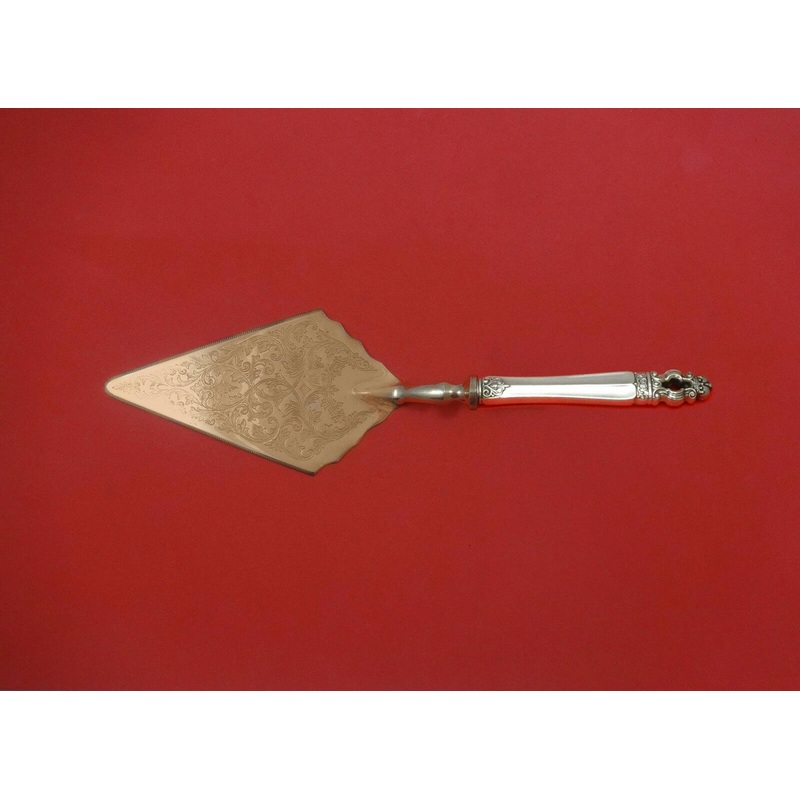 Sovereign Hispana by Gorham Sterling Pastry Server Fancy Vermeil HH Custom