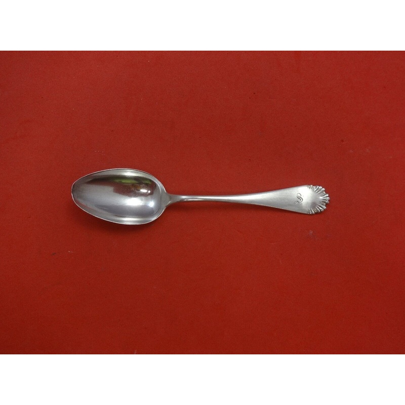 Victoria #80 Number Eighty Plain by Wood & Hughes Sterling Teaspoon 5 3/4"
