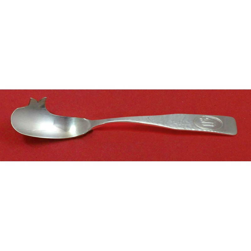 Elizabeth Tudor Hammered by Schofield Sterling Cheese Knife w/Pick FH AS Custom