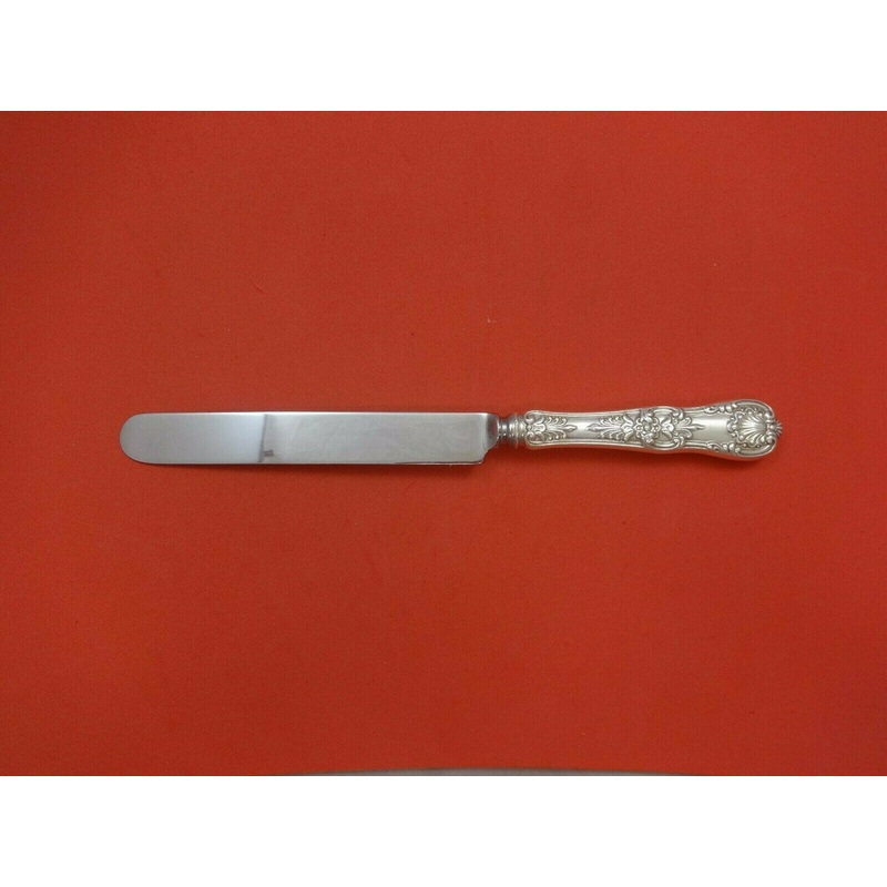 English King by Tiffany and Co Sterling Dinner Knife Blunt Stainless 9 5/8"