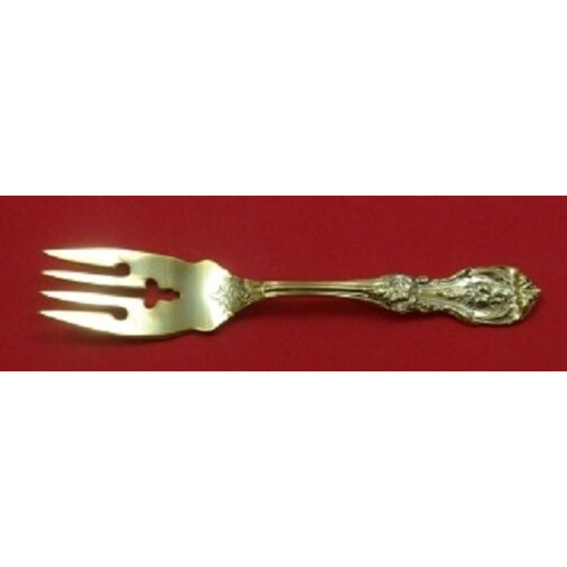 Francis I Vermeil By Reed and Barton New Script Mark Sterling Salad Fork 6 1/8"